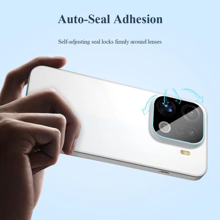 For OPPO Find X9 Pro LeReach TF Series Snap Version HD Wear-Resistant Camera Lens Glass Film(Black) - Image 8