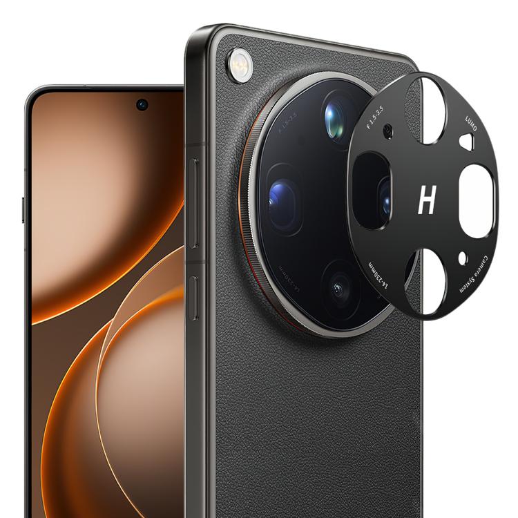For OPPO Find X9 Ultra 5G IMAK Metal Camera Lens Protector Cover(Black)
