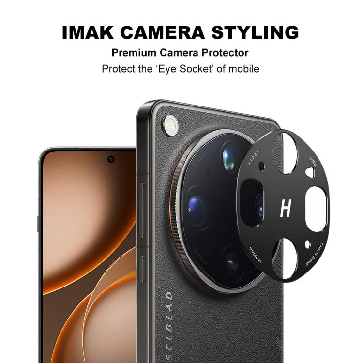 For OPPO Find X9 Ultra 5G IMAK Metal Camera Lens Protector Cover(Black) - Image 2