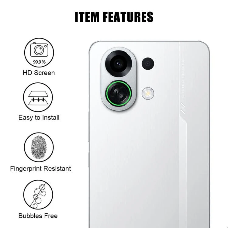 For OPPO K13 Turbo / K13 Turbo Pro Kalebol Transparent HD Anti-Fingerprint AR Integrated Camera Lens Tempered Glass Film - Image 2