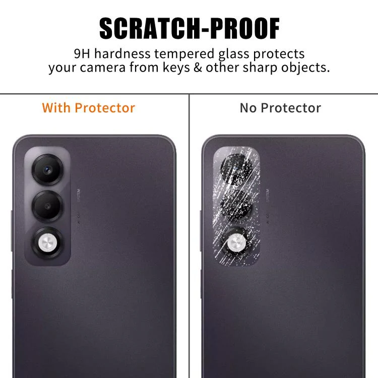 For OPPO K13x Kalebol Transparent HD Anti-Fingerprint AR Integrated Camera Lens Tempered Glass Film - Image 4