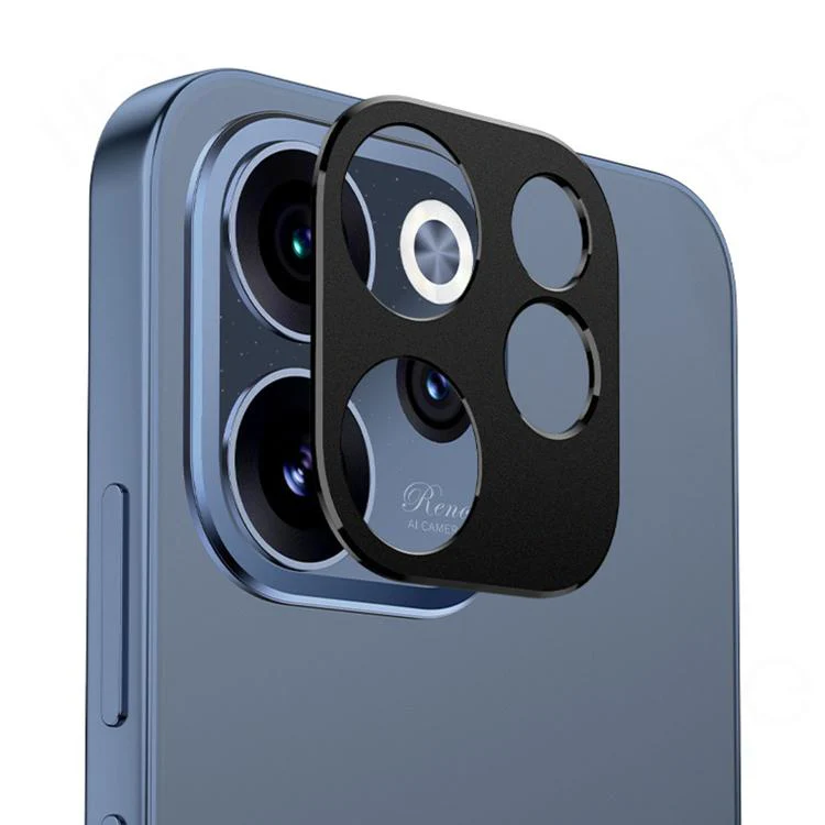 For OPPO Reno15 F / 15 FS Kalebol Black Metal Hollow Lens Protection Ring