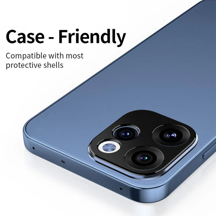 For OPPO Reno15 F / 15 FS Kalebol Black Metal Hollow Lens Protection Ring - Image 3