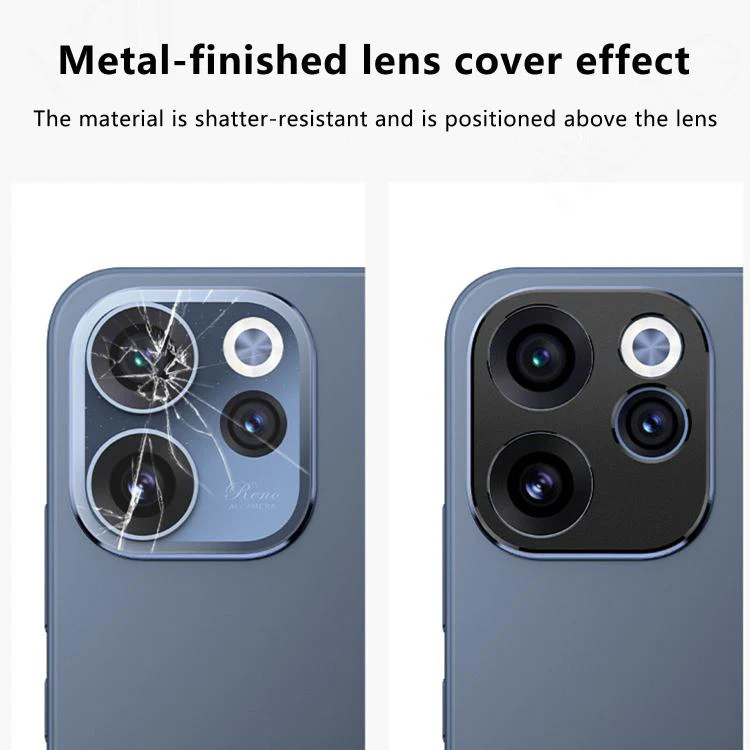 For OPPO Reno15 F / 15 FS Kalebol Black Metal Hollow Lens Protection Ring - Image 6