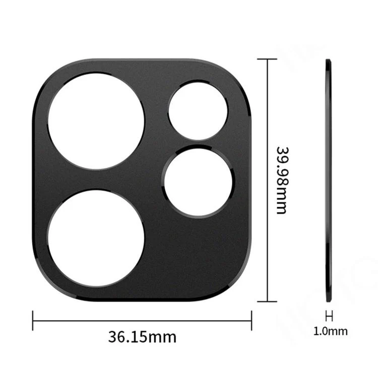 For OPPO Reno15 F / 15 FS Kalebol Black Metal Hollow Lens Protection Ring - Image 7