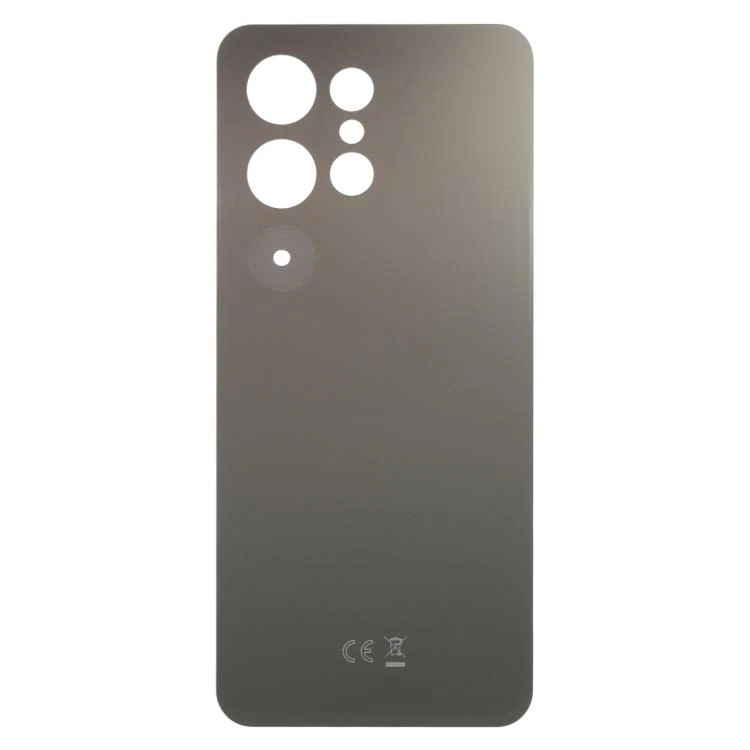 For Oukitel C2 Plastic Battery Back Cover(Black) - Image 2