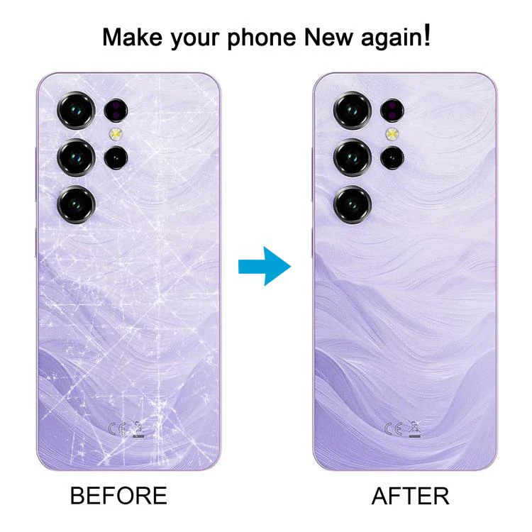 For Oukitel C2 Plastic Battery Back Cover(Black) - Image 6
