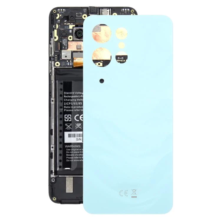 For Oukitel C2 Plastic Battery Back Cover(Blue)