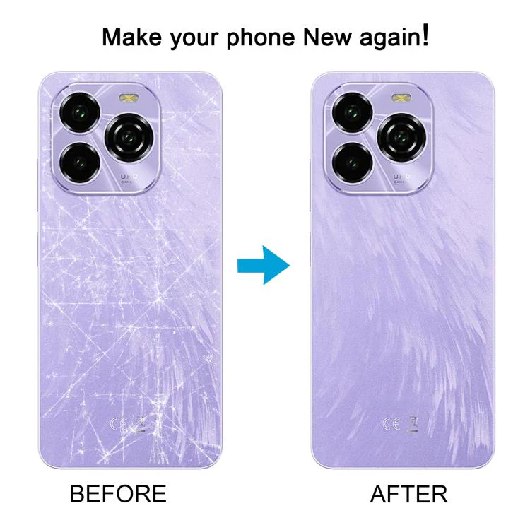 For Oukitel C65 Pro Plastic Battery Back Cover(Gold) - Image 6