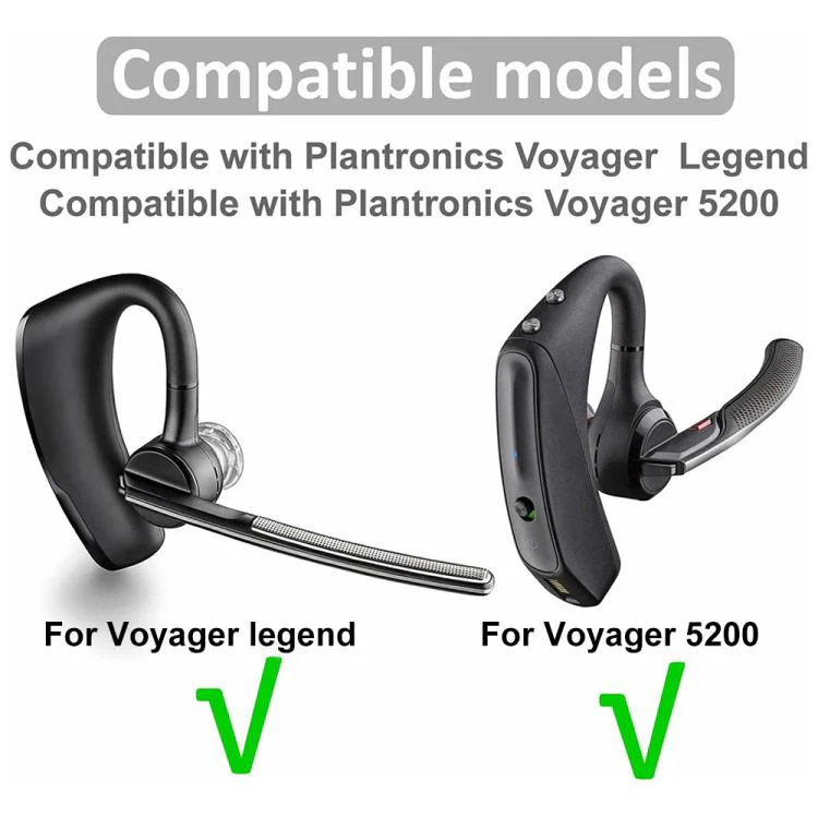 For Plantronics Voyager 5200 5220 5210 / Legend Series XDcase 3pcs / Set Replacement Silicone Ear Tips Kit, M Size(Black Red) - Image 5