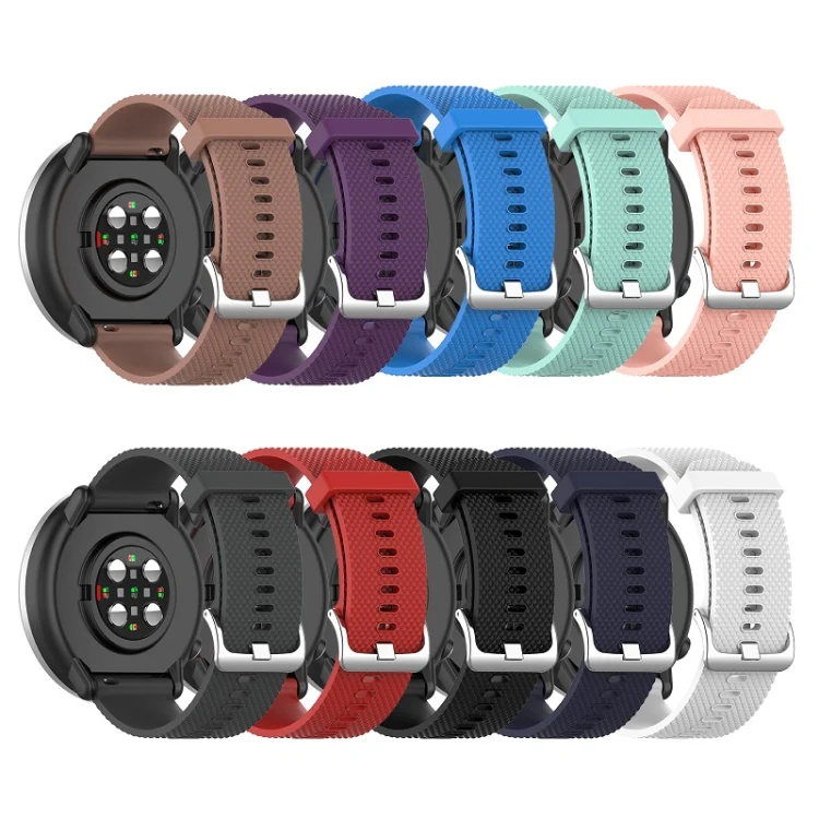 For POLAR Ignite Fashion Textured Silicone Replacement Watch Band(Black) - Image 6