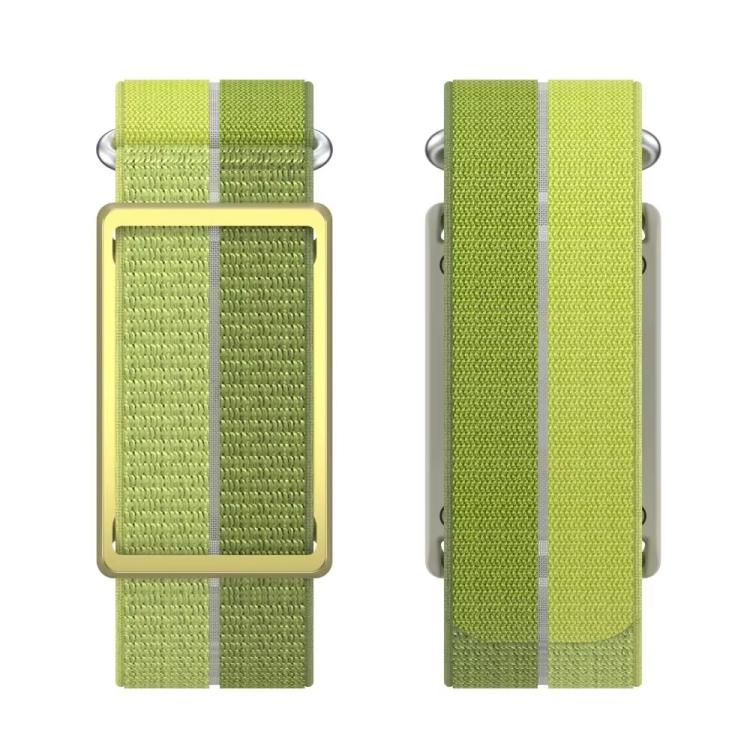 For Polar Loop xDfind Metal Round Buckle Feather Yarn Breathable Nylon Loop Watch Band, Size:L Wrist Circumference 170-235mm(Orange) - Image 3