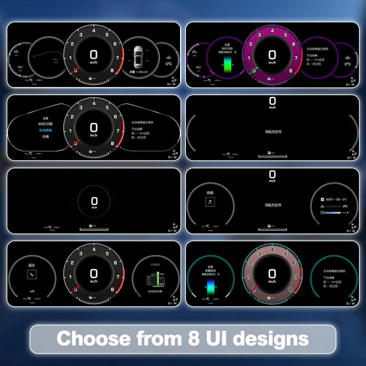 For Porsche Cayenne 2002–2010 Car HD LCD Multi-Mode Digital Odometer Speedometer with CarPlay - Image 5