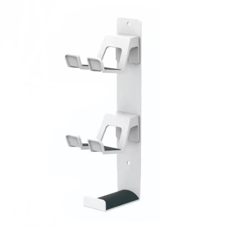 For PS4 / PS5 / XBOX Game Controller Headphone Wall Mount Stand(White)