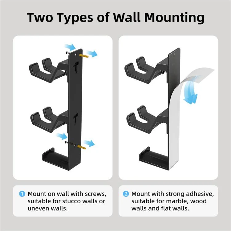 For PS4 / PS5 / XBOX Game Controller Headphone Wall Mount Stand(White) - Image 3