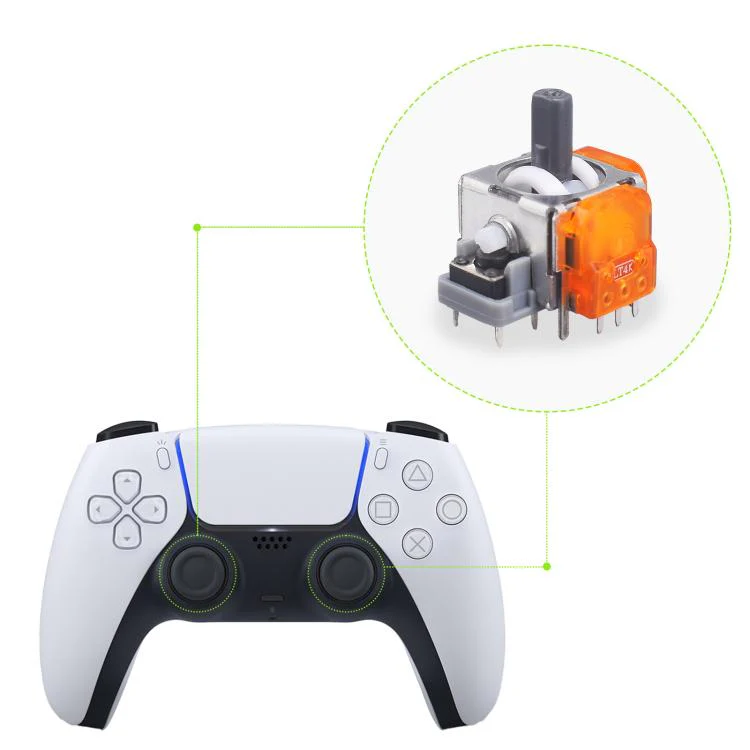 For PS5 Controller 3D Hall Effect Joystick TMR Electromagnetic Hall Sensor Replacement Analog Stick - Image 2
