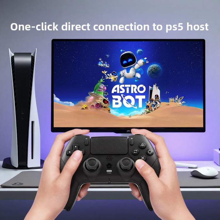 For PS5 Directly Connectable Controllers Bluetooth Wireless Game Controller(Black) - Image 6