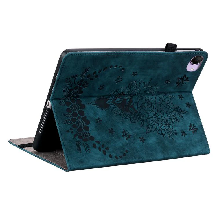 For Redmi K Pad 2 8.8 inch 2026 Butterfly Rose Embossed Leather Tablet Case(Dark Blue) - Image 4