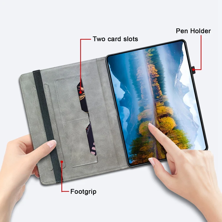 For Redmi K Pad 2 8.8 inch 2026 Crystal Texture Painted Leather Tablet Case(Cat Reflection Tiger) - Image 7