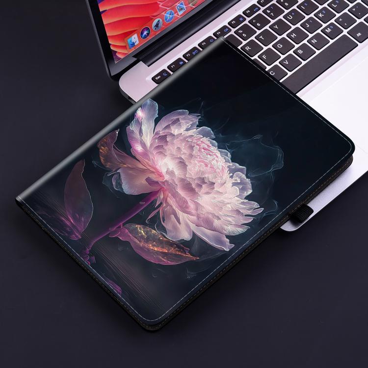 For Redmi K Pad 2 8.8 inch 2026 Crystal Texture Painted Leather Tablet Case(Purple Peony) - Image 6