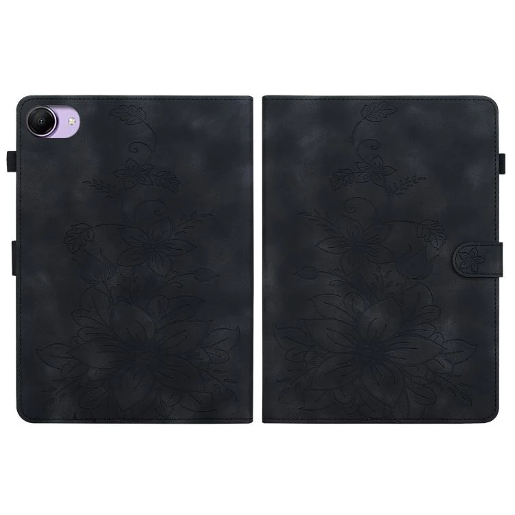 For Redmi K Pad 2 8.8 inch 2026 Lily Embossed Leather Tablet Case(Black) - Image 3