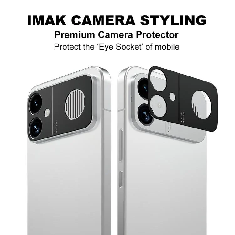 For Redmi K90 Max 5G IMAK Metal Camera Lens Protector Cover(Black) - Image 2
