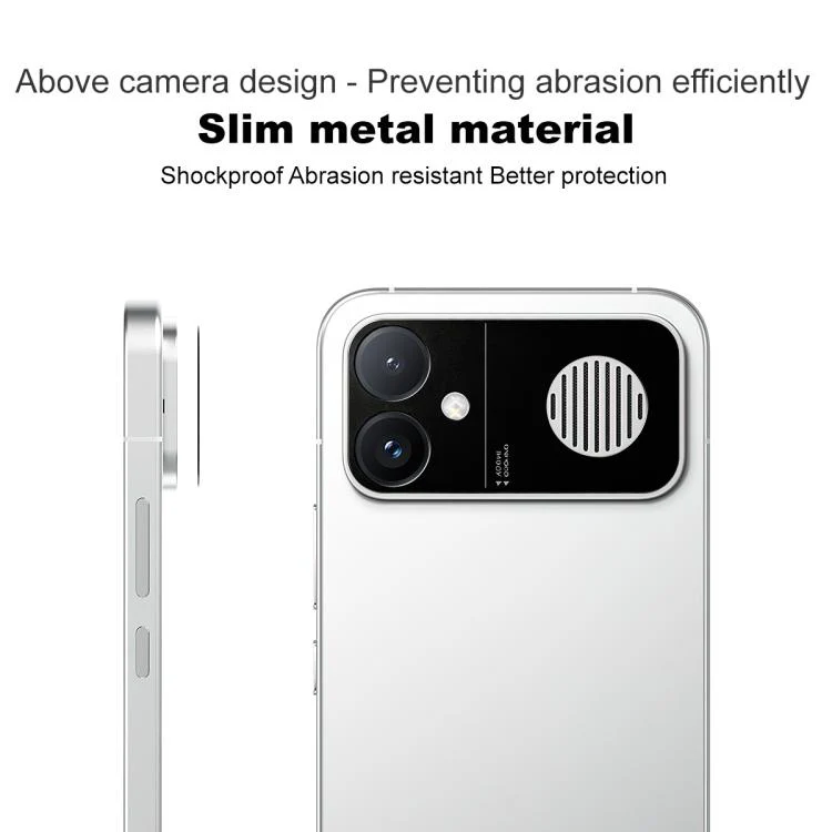 For Redmi K90 Max 5G IMAK Metal Camera Lens Protector Cover(Black) - Image 5