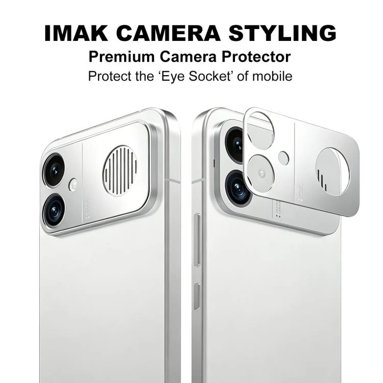 For Redmi K90 Max 5G IMAK Metal Camera Lens Protector Cover(Silver) - Image 2