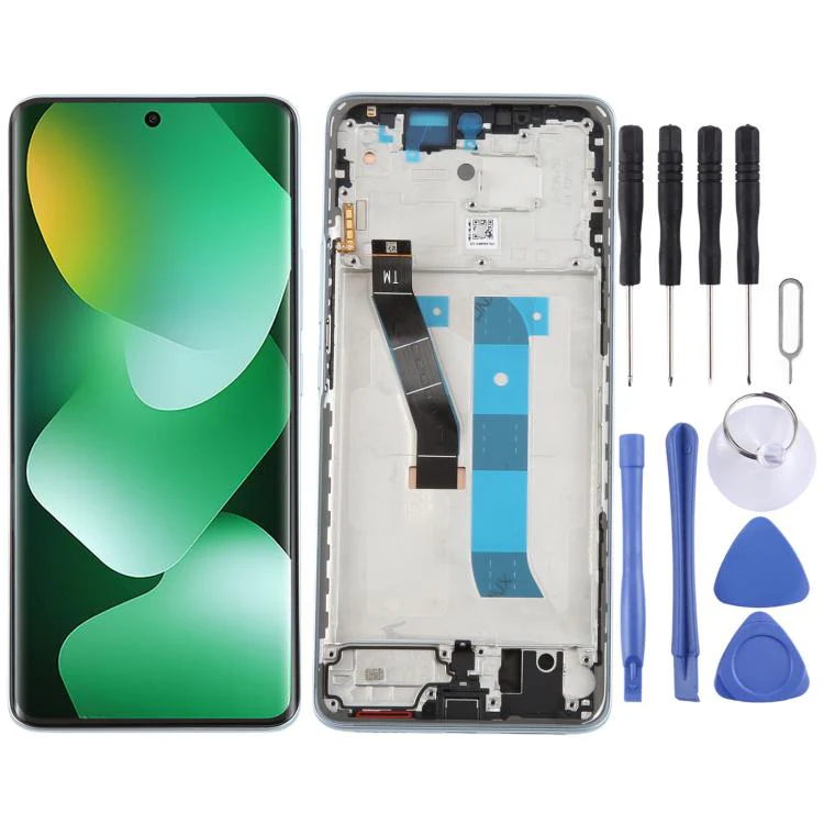 For Redmi Note 15 4G Original LCD Screen Digitizer Full Assembly with Frame (Blue)