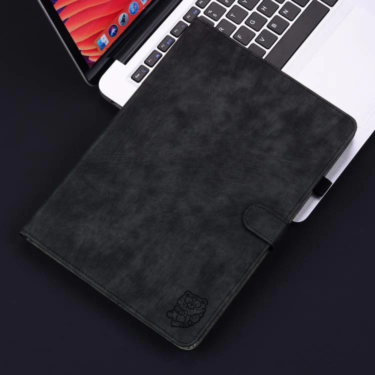 For Redmi Pad 2 / Redmi Pad SE 11 2025 Tiger Pattern Flip Leather Tablet Case(Black) - Image 2