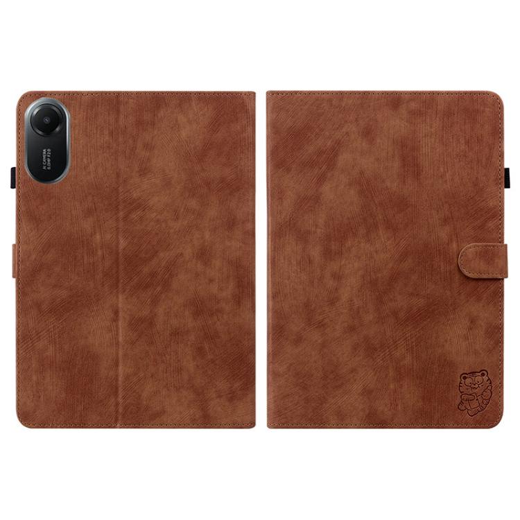 For Redmi Pad 2 / Redmi Pad SE 11 2025 Tiger Pattern Flip Leather Tablet Case(Brown) - Image 3