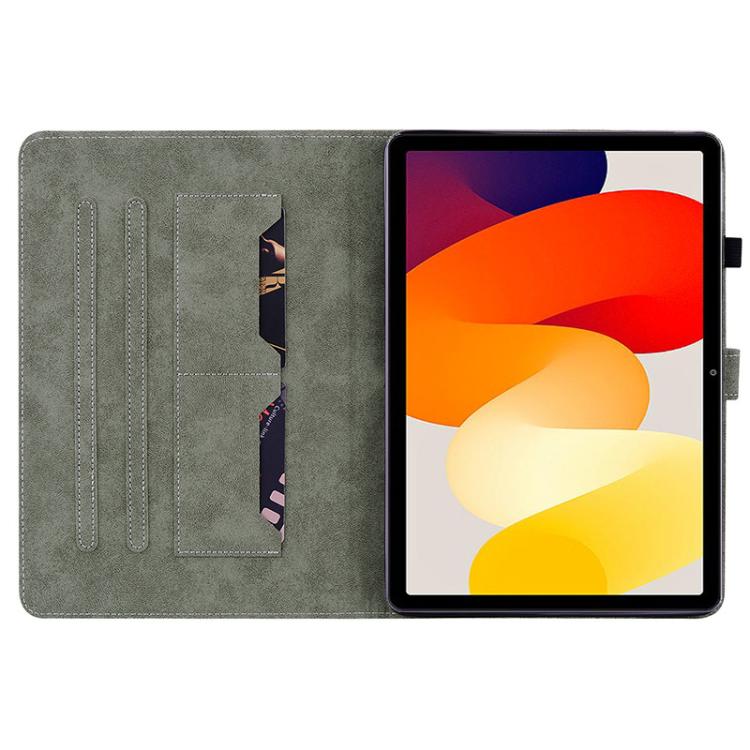 For Redmi Pad 2 / Redmi Pad SE 11 2025 Tiger Pattern Flip Leather Tablet Case(Grey) - Image 4