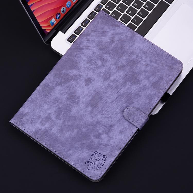 For Redmi Pad 2 / Redmi Pad SE 11 2025 Tiger Pattern Flip Leather Tablet Case(Purple) - Image 2