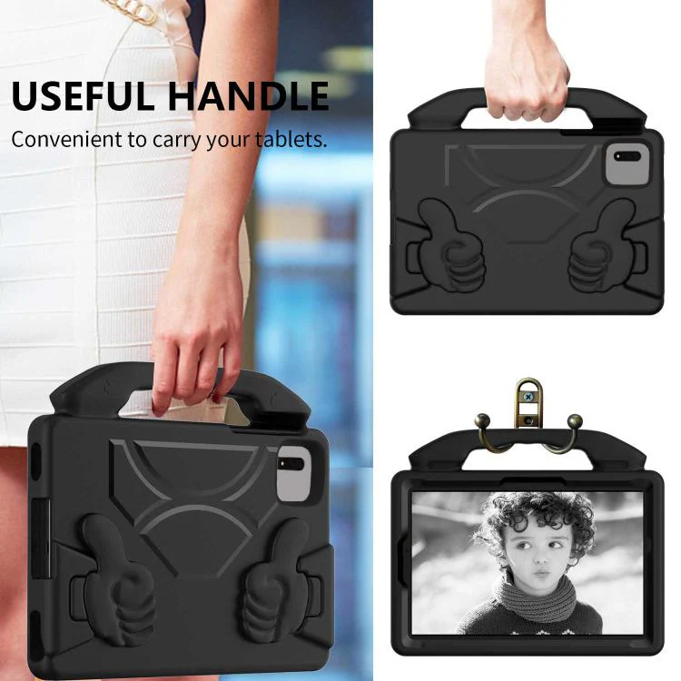 For Redmi Pad 2 / SE 11 2025 Thumb Bracket EVA Shockproof Tablet Case(Black) - Image 2