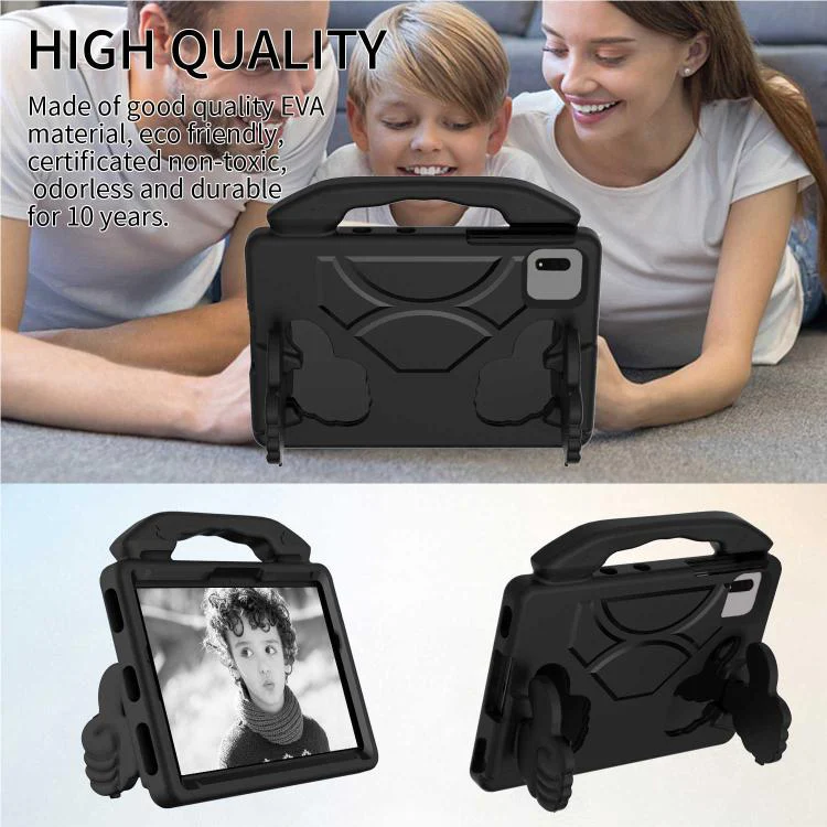For Redmi Pad 2 / SE 11 2025 Thumb Bracket EVA Shockproof Tablet Case(Black) - Image 3