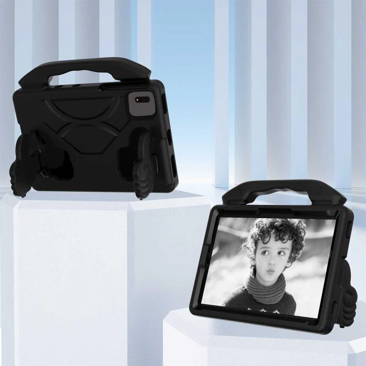 For Redmi Pad 2 / SE 11 2025 Thumb Bracket EVA Shockproof Tablet Case(Black) - Image 4