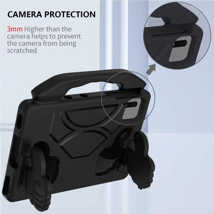 For Redmi Pad 2 / SE 11 2025 Thumb Bracket EVA Shockproof Tablet Case(Black) - Image 7