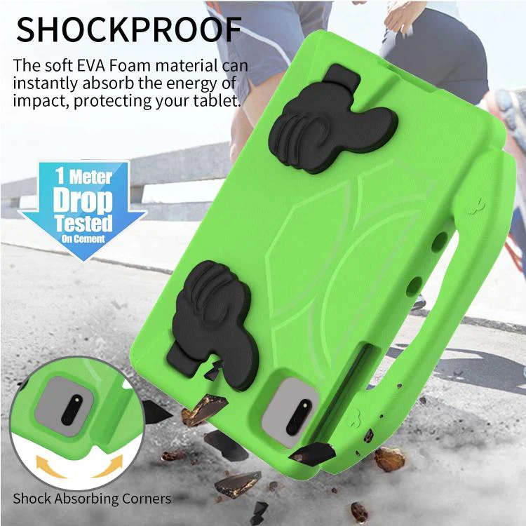 For Redmi Pad 2 / SE 11 2025 Thumb Bracket EVA Shockproof Tablet Case(Green) - Image 5