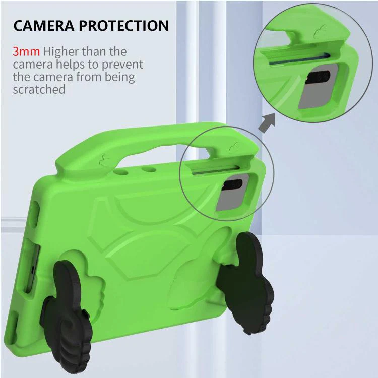 For Redmi Pad 2 / SE 11 2025 Thumb Bracket EVA Shockproof Tablet Case(Green) - Image 7