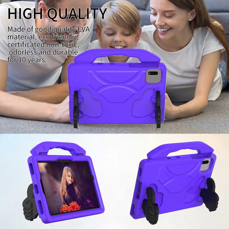 For Redmi Pad 2 / SE 11 2025 Thumb Bracket EVA Shockproof Tablet Case(Purple) - Image 3
