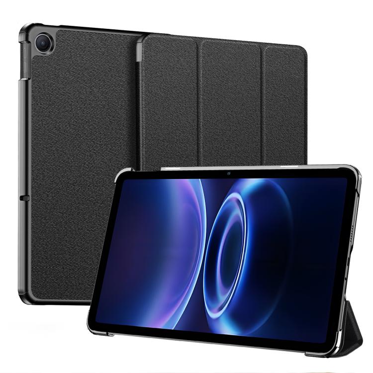 For Redmi Pad 2 SE 9.7 inch 2026 DUX DUCIS Domo Series Magnetic Flip Leather Tablet Case(Black) - Image 2