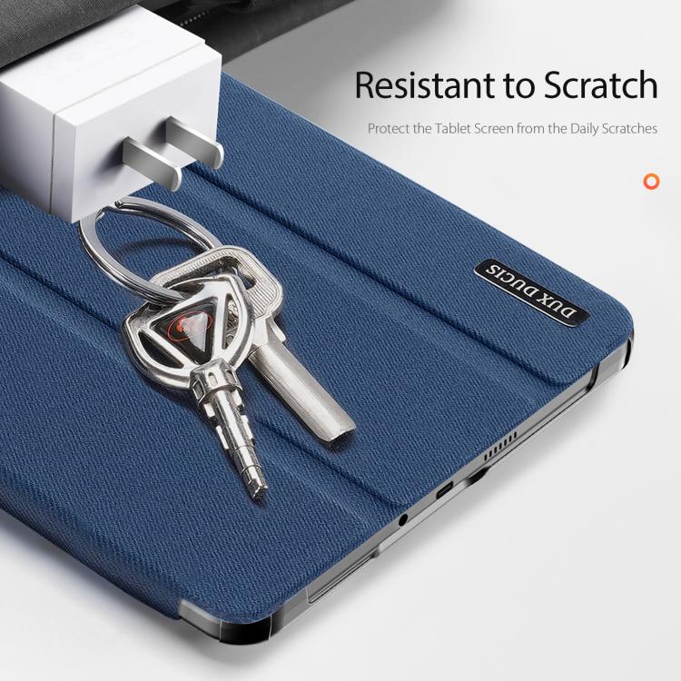 For Redmi Pad 2 SE 9.7 inch 2026 DUX DUCIS Domo Series Magnetic Flip Leather Tablet Case(Blue) - Image 4