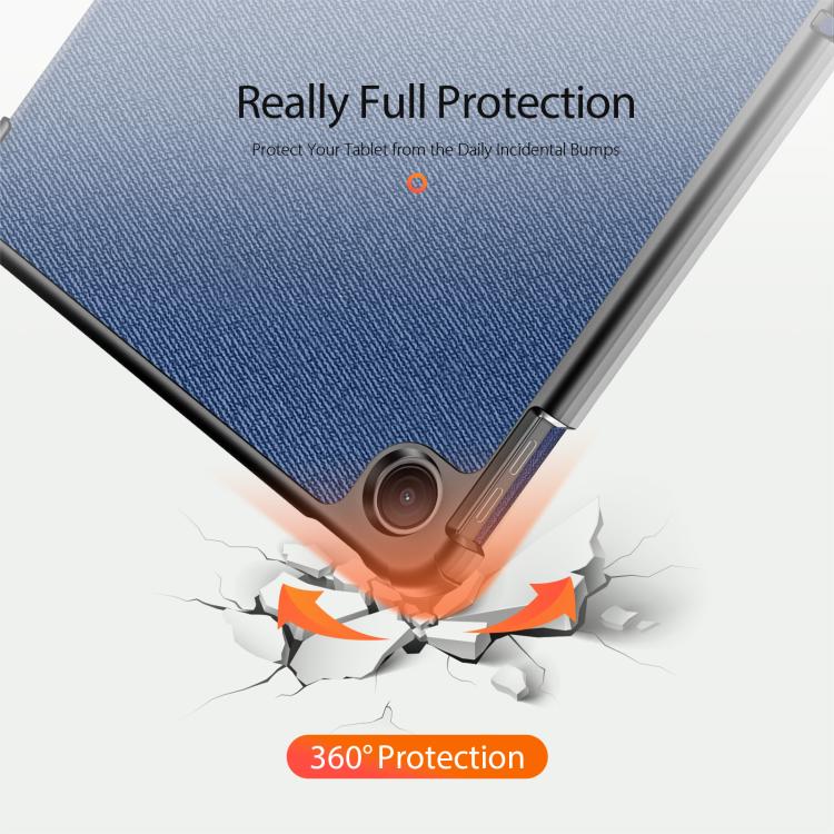 For Redmi Pad 2 SE 9.7 inch 2026 DUX DUCIS Domo Series Magnetic Flip Leather Tablet Case(Blue) - Image 7