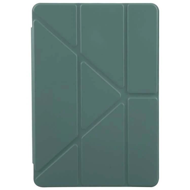 For Redmi Pad SE 11 2025 / Pad 2 Clear Acrylic Deformation Leather Tablet Case(Dark Green) - Image 2