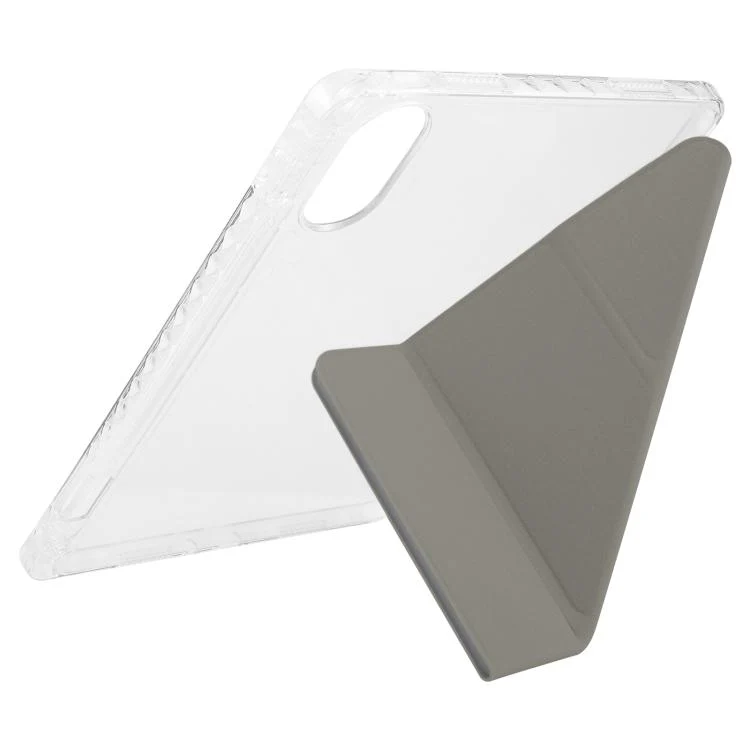 For Redmi Pad SE 11 2025 / Pad 2 Clear Acrylic Deformation Leather Tablet Case(Grey) - Image 4