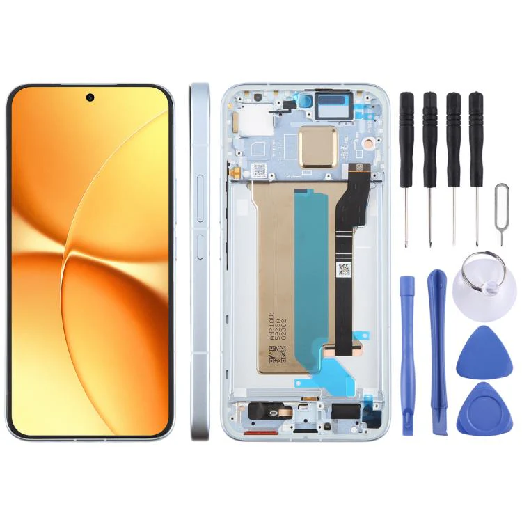 For Redmi Turbo 5 Max Original LCD Screen Digitizer Full Assembly with Frame (Blue)