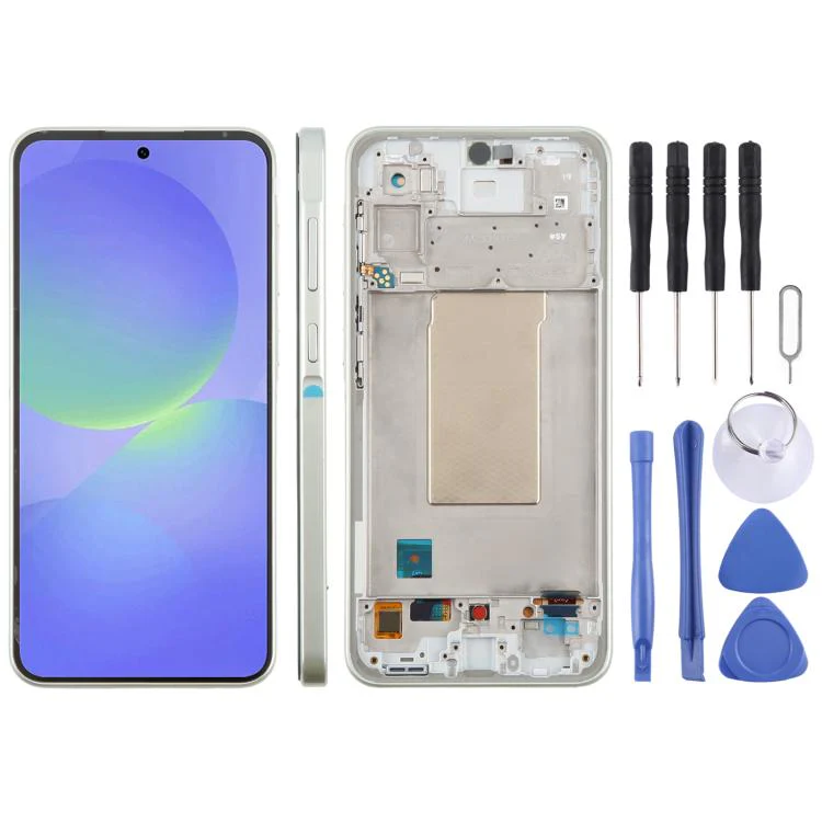 For Samsung Galaxy A36 SM-A366B 6.67 inch OLED LCD Screen Digitizer Full Assembly with Frame (Green)