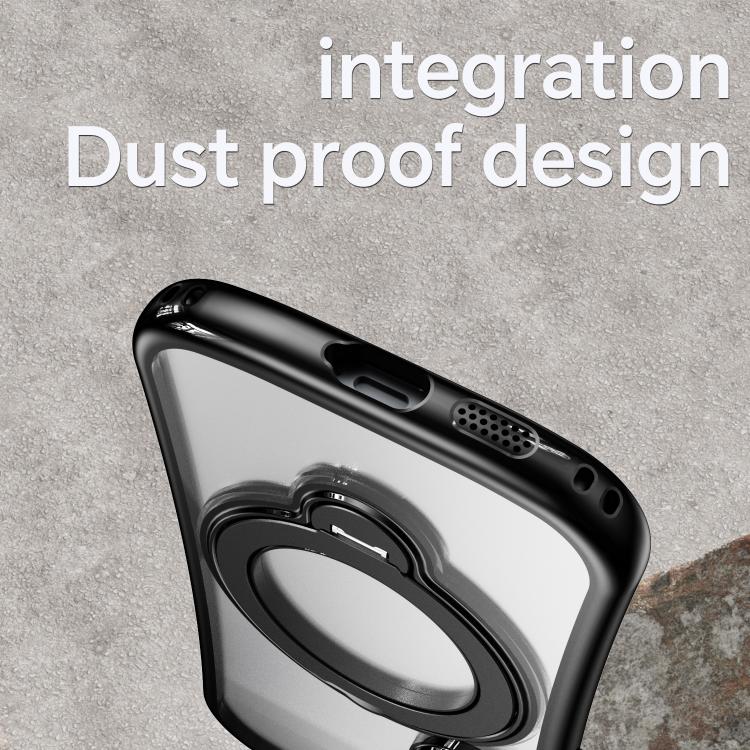 For Samsung Galaxy S26+ 5G 360 Degree Rotation Holder Magnetic Electroplated Phone Case(Black) - Image 5