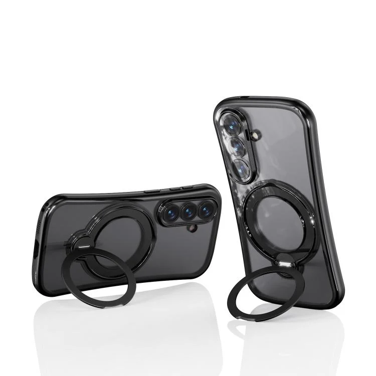 For Samsung Galaxy S26+ 5G 360 Degree Rotation Holder Magnetic Electroplated Phone Case(Black) - Image 6