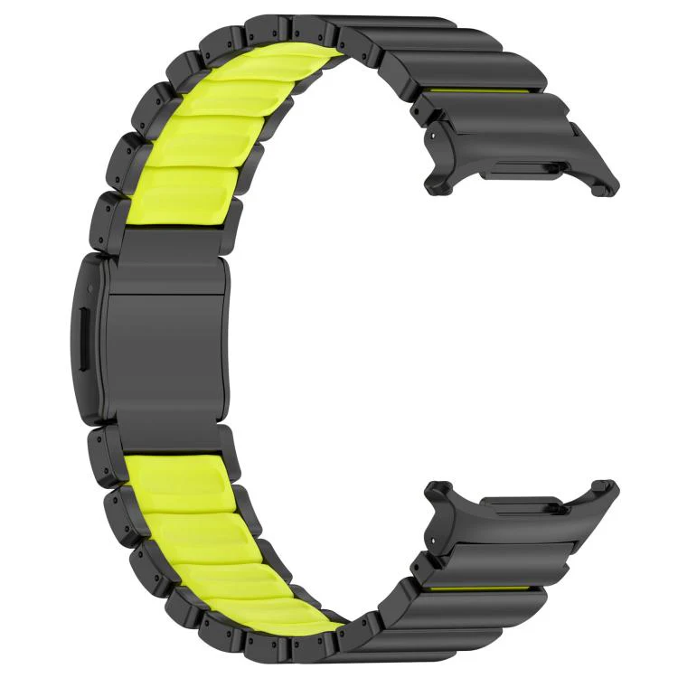 For Samsung Galaxy Watch Ultra 47mm / Ultra 2025 Norman Magnetic Buckle Titanium Metal Watch Band(Black Green) - Image 4